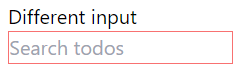DifferentInput